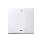 Gira - Systeem 55 Bed.element / centr.pl. schakelmat. Wip Opdr. I/O Z.Wit