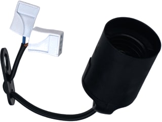 Bailey - Lampfitting Verhuisfitting E27 Zwart