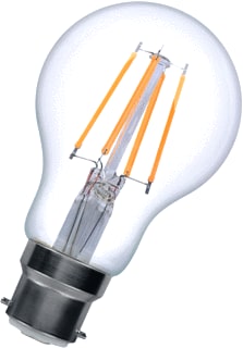 Tungsram - LED-lamp tun ledfilgls b22d 4.9w 927 h