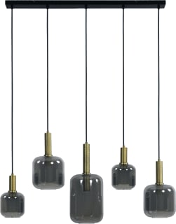 Light & Living - LEKAR Pendelarmatuur Hanglamp 5-L Brons