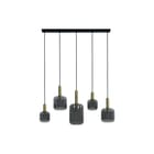 Light & Living - LEKAR Pendelarmatuur Hanglamp 5-L Brons