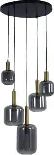 Light & Living - LEKAR Pendelarmatuur Hanglamp 5-L Brons