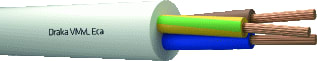 Draka - Voedingskabel tot 1 kV beweegbaar VMVL ECA WT 4G1 HA1000