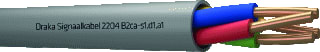 Draka - Data- en communicatiekabel SIGN KAB B2CA GY 4X1,5 MT
