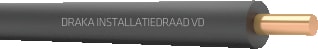 Draka - HVD H07Z1-U Installatiedraad B2Ca Bk 2.5 Ri100