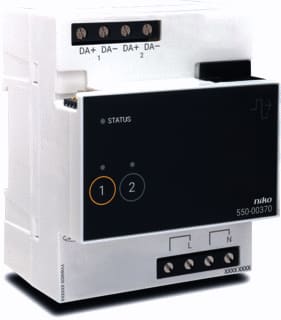 Niko - Home Control Interface bussysteem Mod Dali2 2Kan
