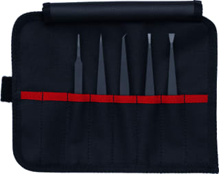 Knipex - Gereedschapset Kunststofpincetset Esd 5D