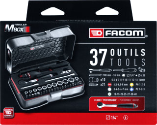 FACOM - Dopsleutel (set) Doppendoos 1/4" 6- Kant