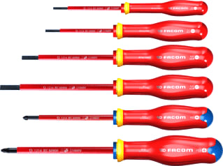 FACOM - Schroevendraaier set Schrdrs Sleuf/Pz