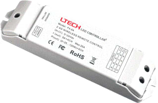 Ltech - Controller RF Controller verlichtingsarmaturen Led Receiver Rf4X5A-F4-5A