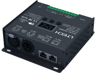 Ltech - Controller DMX Controller verlichtingsarmaturen Led Decoder Oled 5X5A