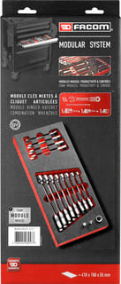 FACOM - Steek-/ringsleutel (set) Mod.467Bfj12Pb