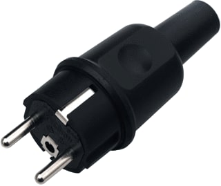 Kalthoff - 442 Geaarde stekker Contactstop Ra/Ba Rubber
