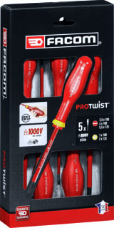 FACOM - Schroevendraaier set Set5 Schroevendr Sl En Pz