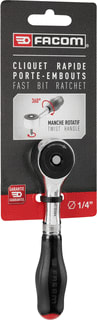 FACOM - Ratelsleutel (hand) 1/4 Bits Rotator Handle