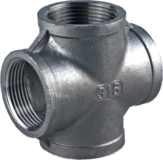 Springer - Fitting met 4 aansluitingen kruisstuk 2 1/2"