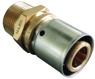 Oventrop - Fitting met 2 aansluitingen 1512048
