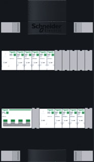 Schneider Electric - Groepenkast, geassembleerd 7Gr 3F Hs Als (4/3) +F