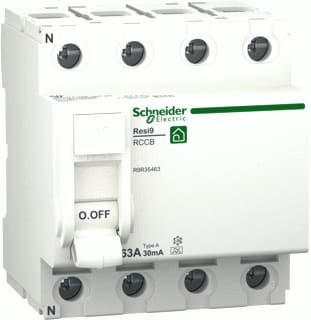Schneider Electric - Resi9 Aardlekschakelaar Als 4P 63A 30Ma A