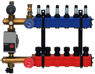 Komfort - Verdeler voor hydronische circuits rglunvlvw 48010015
