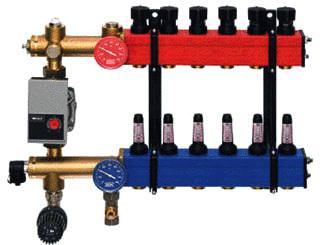 Komfort - Verdeler voor hydronische circuits rglunvlvw 48020005