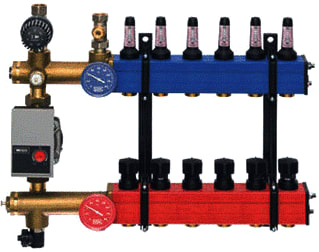 Komfort - Verdeler voor hydronische circuits rglunvlvw 48030005
