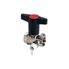Komfort - Kogelafsluiter Kogkr Mess Dn20 3/4+Aftap