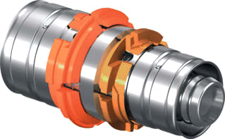Uponor - S-Press Fitting met 2 aansluitingen Prss Kpplng Vrlpnd 18-16