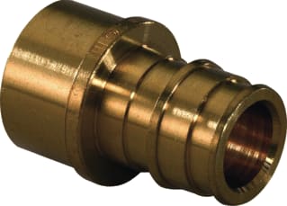 Uponor - Quick & Easy Fitting met 2 aansluitingen Ovrgngkppl Sldr 20-15Cu