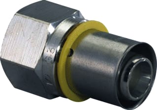 Uponor - GAS Press Fitting met 2 aansluitingen Fitt2 Persmof/Bspp 32Mm