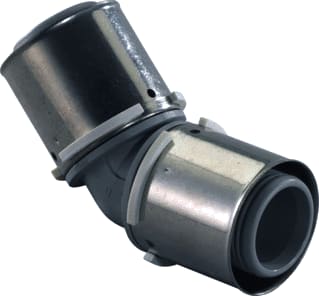 Uponor - S-Press Fitting met 2 aansluitingen S-Prss Cmpst Knie45 50X50