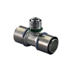 Uponor - S-Press Fitting met 3 aansluitingen S-Prss T-St Vrlp 40-25-40