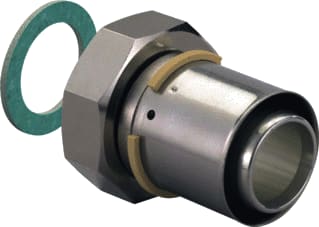 Uponor - S-Press Fitting met 2 aansluitingen S-Prss Schrfvrbnd 50Xg2