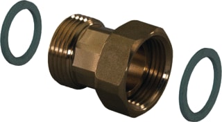 Uponor - Vario Fitting met 2 aansluitingen Aansluitstuk G1-G1A
