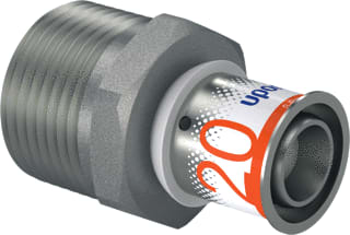Uponor - S-Press PLUS Fitting met 2 aansluitingen Fitting S+Puntstk 20Xr1