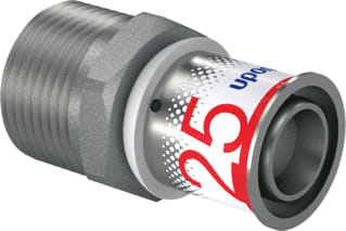 Uponor - S-Press PLUS Fitting met 2 aansluitingen Fitting S+Puntstk 25Xr1