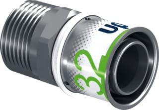 Uponor - S-Press PLUS Fitting met 2 aansluitingen Fitting S+Puntstk 32Xr1