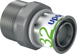 Uponor - S-Press PLUS Fitting met 2 aansluitingen Fittng S+Pntstk 32Xr1.1/4
