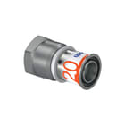 Uponor - S-Press PLUS Fitting met 2 aansluitingen Fitting S+Schrbs 20Xrp1/2
