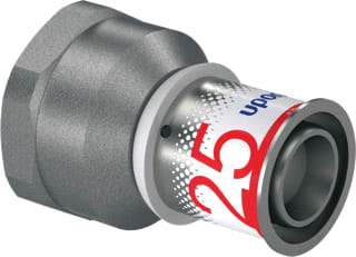 Uponor - S-Press PLUS Fitting met 2 aansluitingen Fitting S+Schrbs 25Xrp1