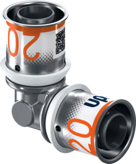 Uponor - S-Press PLUS Fitting met 2 aansluitingen Fitting Sxpres+Knie 20X20