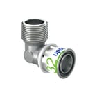Uponor - S-Press PLUS Fitting met 2 aansluitingen Fitting S+Knie Bu 32Xr1