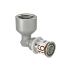 Uponor - S-Press PLUS Fitting met 2 aansluitingen Fitting S+Knie Bi 16Xr1/2