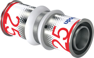 Uponor - S-Press PLUS Fitting met 2 aansluitingen Fitting S+Koppeling 25X25