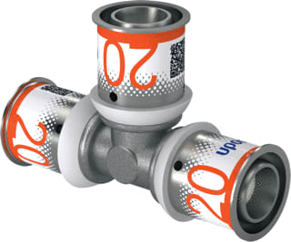 Uponor - S-Press PLUS Fitting met 3 aansluitingen S-Prss Plus T-St 20-20-20