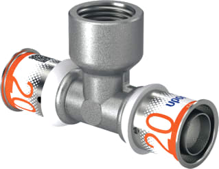 Uponor - S-Press PLUS Fitting met 3 aansluitingen S-Pr Pl T-St Bnn 20-Rp1/2