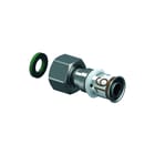 Uponor - S-Press PLUS Fitting met 2 aansluitingen Fitting S+Schrkop 16Xg1/2