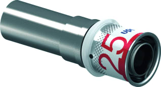 Uponor - S-Press PLUS Fitting met 2 aansluitingen Fitting S+Overgang 25X22