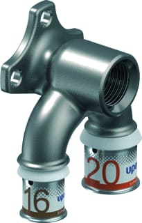 Uponor - S-Press PLUS Smart Aqua Muurplaat Smrt Aq Mrpl 16-Rp1/2-20