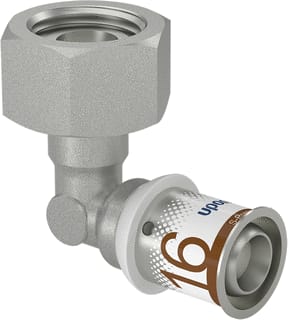 Uponor - S-Press PLUS Smart Aqua Fitting met 2 aansluitingen Fitting Knie S+Geb 16X1/2